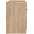 vidaXL Bureau Bois d'ingénierie Chêne Sonoma 100x50x75 cm Bureau