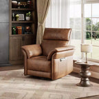 Fauteuil inclinable LinTimes Power Swivel Glider  Fauteuil inclinable individuel moderne, pivotant à 270°, accoudoirs incurvés à double couche, pour salon