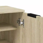 vidaXL Meuble à chaussures Chêne Sonoma Bois d'ingénierie Meuble à chaussures moyen