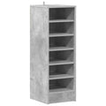 vidaXL Shoe Cabinet Concrete Grey Engineered wood Medium Shoe Cabinet