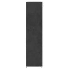 vidaXL Armoire noire en tissu non-tissé et fer, armoire en tissu pliable