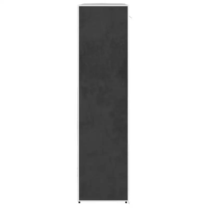 vidaXL Armoire noire en tissu non-tissé et fer, armoire en tissu pliable