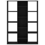 vidaXL Cloison de séparation/Bibliothèque Noir 100x24x140 cm Bois d'ingénierie
