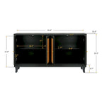 Buffet bas en rotin