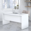 Bureau d'ordinateur de 60 pouces avec façade incurvée