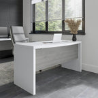 Bureau d'ordinateur de 60 pouces avec façade incurvée