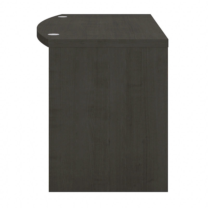Bureau d'ordinateur de 60 pouces avec façade incurvée
