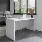 Bureau d'ordinateur de 60 pouces avec façade incurvée