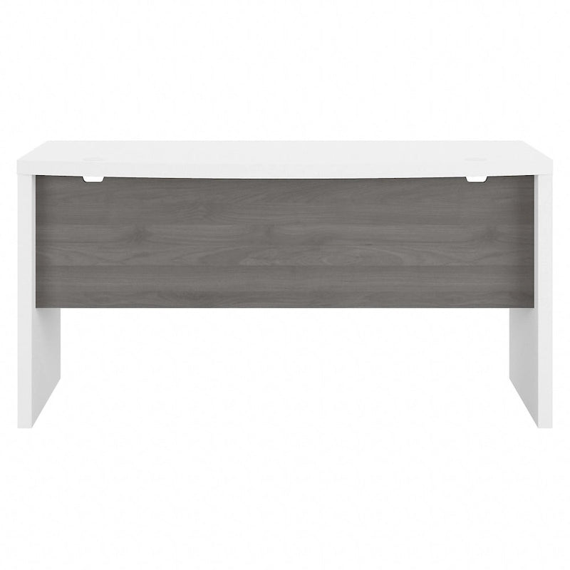 Bureau d'ordinateur de 60 pouces avec façade incurvée