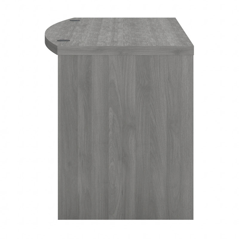 Bureau d'ordinateur de 60 pouces avec façade incurvée