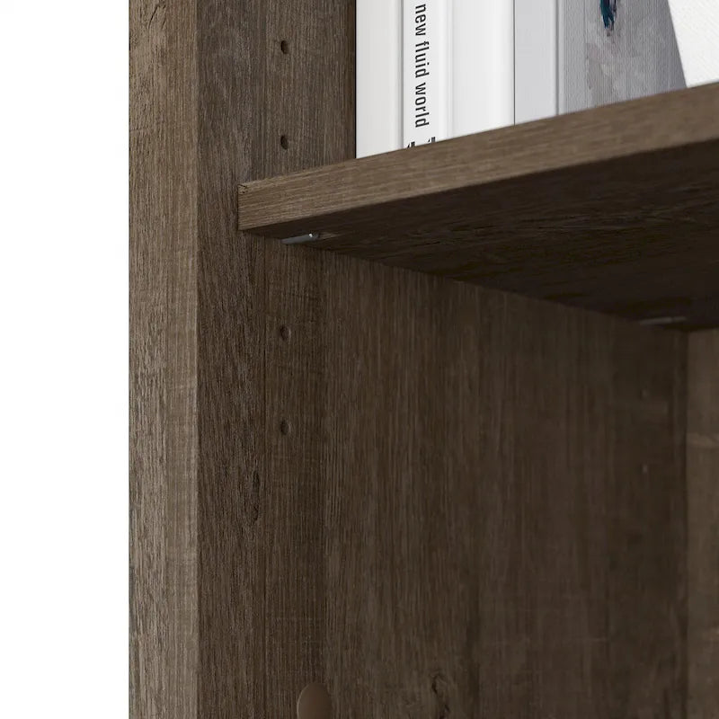 Bibliothèque haute à 5 étagères Salinas (lot de 2) de Bush Furniture