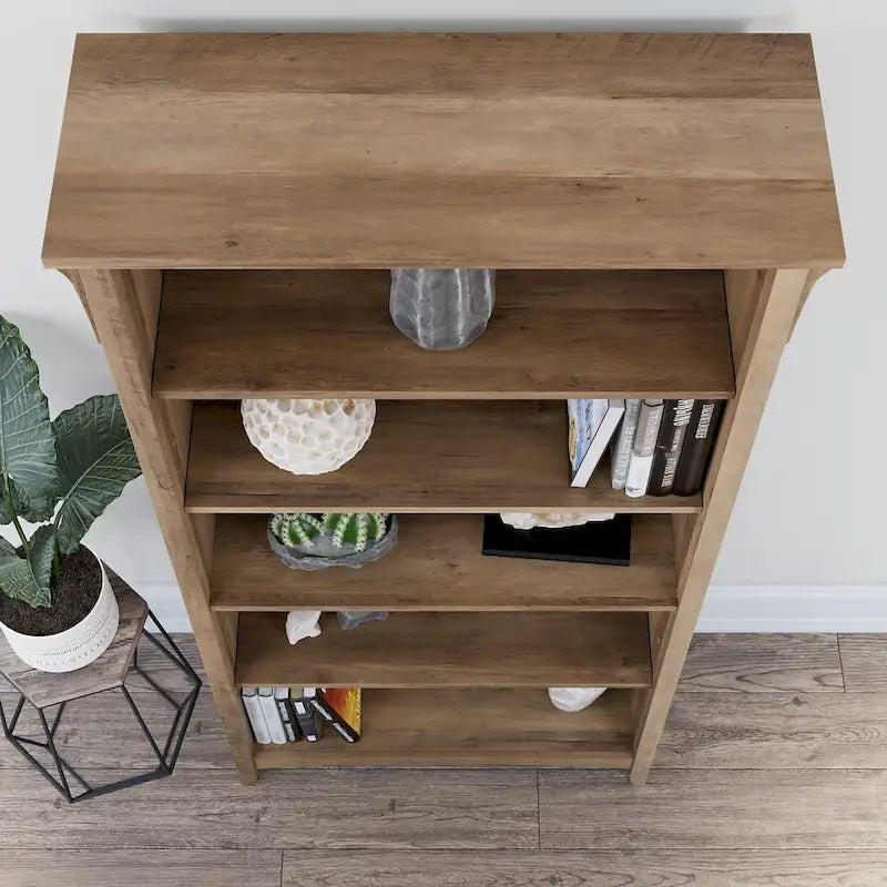 Bibliothèque haute à 5 étagères Salinas (lot de 2) de Bush Furniture