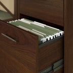 Bureau d'angle 60W (avec meuble de rangement à roulettes)