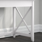 Bureau d'angle 60W (avec meuble de rangement à roulettes)
