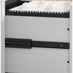 Bureau d'angle 60W (avec meuble de rangement à roulettes)