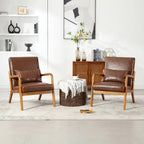 GDFStudio - Fauteuil d'appoint Olivia en velours avec cadre en bois massif et coussin confortable