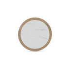 Table basse Signature Design by Ashley Camdill brun clair/blanc - 42 L x 42 P x 17,5 H