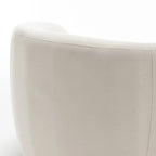 Fauteuil d'appoint pivotant à 360 degrés en velours SEYNAR Modern Glam (lot de 2)