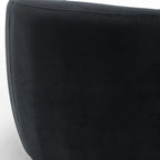 Fauteuil d'appoint pivotant à 360 degrés en velours SEYNAR Modern Glam (lot de 2)