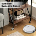 Costway Meuble de rangement pour disques vinyles, support pour platine vinyle roulant à 3 niveaux - Voir détails