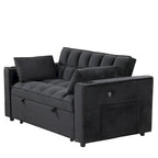 Canapé-lit multifonctionnel Roomfitters 58 4-en-1 avec porte-gobelet et port USB pour salon ou appartements