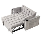 Canapé-lit multifonctionnel Roomfitters 58 4-en-1 avec porte-gobelet et port USB pour salon ou appartements