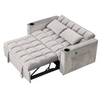 Canapé-lit multifonctionnel Roomfitters 58 4-en-1 avec porte-gobelet et port USB pour salon ou appartements