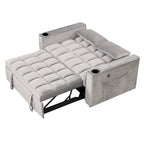 Canapé-lit multifonctionnel Roomfitters 58 4-en-1 avec porte-gobelet et port USB pour salon ou appartements
