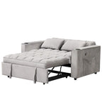 Canapé-lit multifonctionnel Roomfitters 58 4-en-1 avec porte-gobelet et port USB pour salon ou appartements