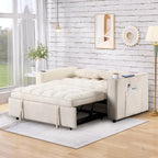 Canapé-lit multifonctionnel Roomfitters 58 4-en-1 avec porte-gobelet et port USB pour salon ou appartements