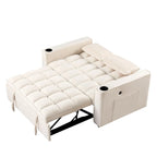 Canapé-lit multifonctionnel Roomfitters 58 4-en-1 avec porte-gobelet et port USB pour salon ou appartements