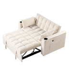 Canapé-lit multifonctionnel Roomfitters 58 4-en-1 avec porte-gobelet et port USB pour salon ou appartements