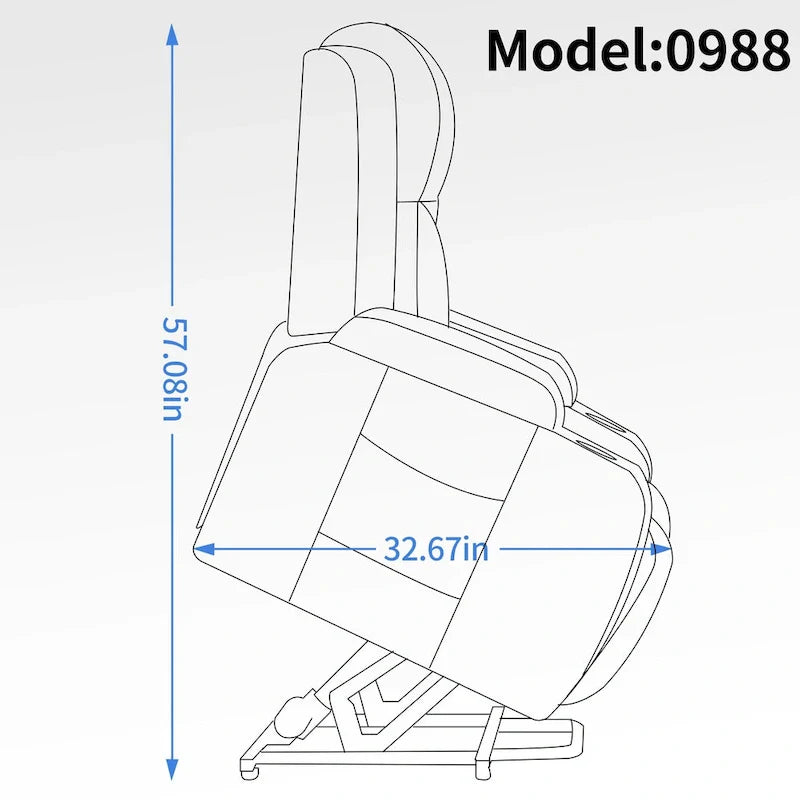 Fauteuil inclinable électrique lève-personne à position infinie avec massage et chaleur, deux ports USB, porte-gobelets, poches latérales, idéal pour les personnes âgées