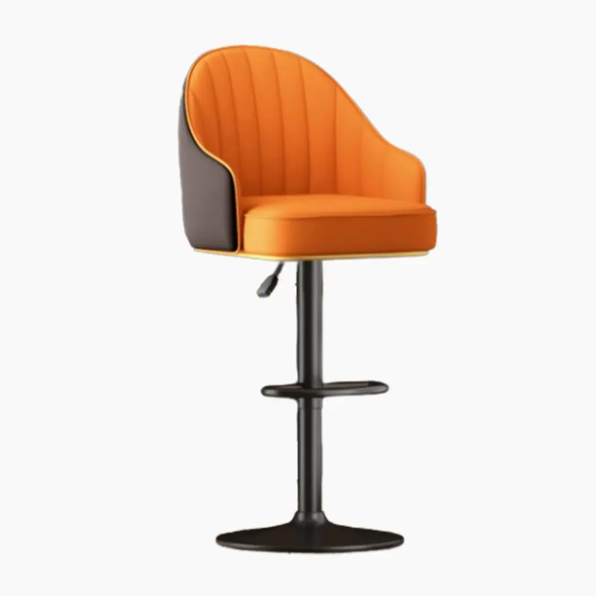 Tabourets de bar modernes en cuir pivotants et réglables en hauteur