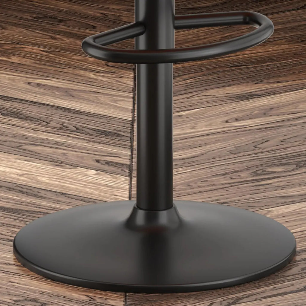 Tabourets de bar modernes en cuir pivotants et réglables en hauteur