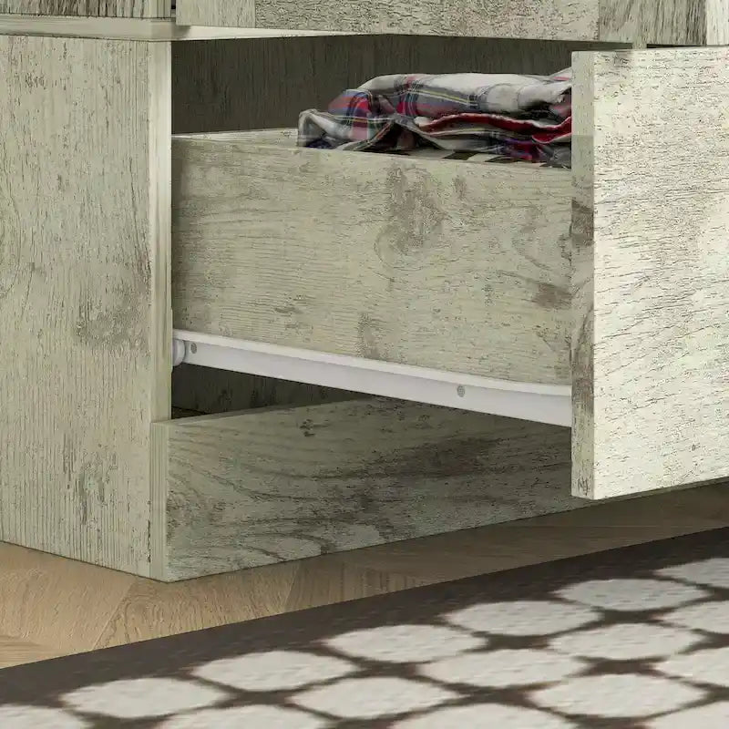 Armoire penderie placard 59L Grande armoire autonome blanche