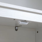 HOMCOM Grand garde-manger de cuisine autoportant de 183 cm, organisateur de rangement à 4 portes avec 4 niveaux et étagères réglables, blanc