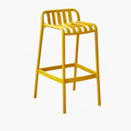 Tabouret de Bar Minimaliste en Plastique pour Intérieur Extérieur