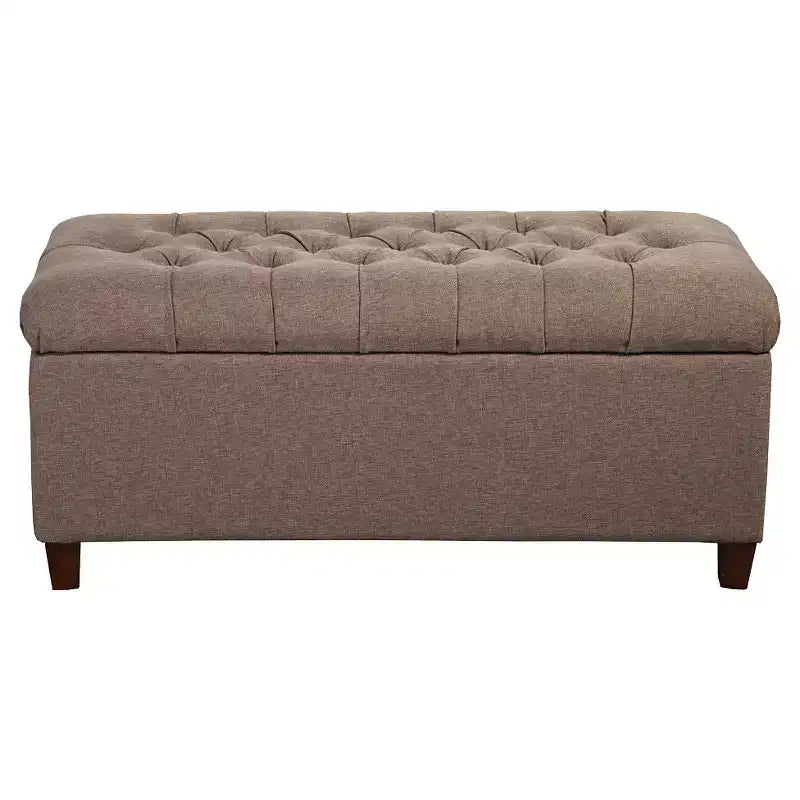 Banc de rangement capitonné - HomePop