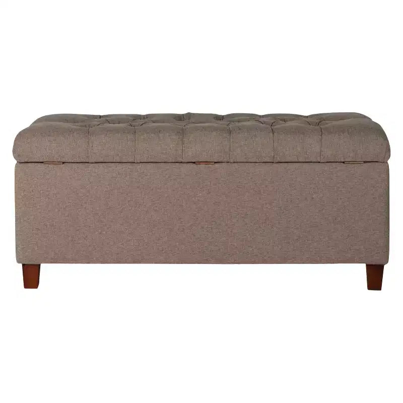 Banc de rangement capitonné - HomePop
