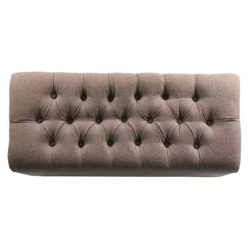 Banc de rangement capitonné - HomePop