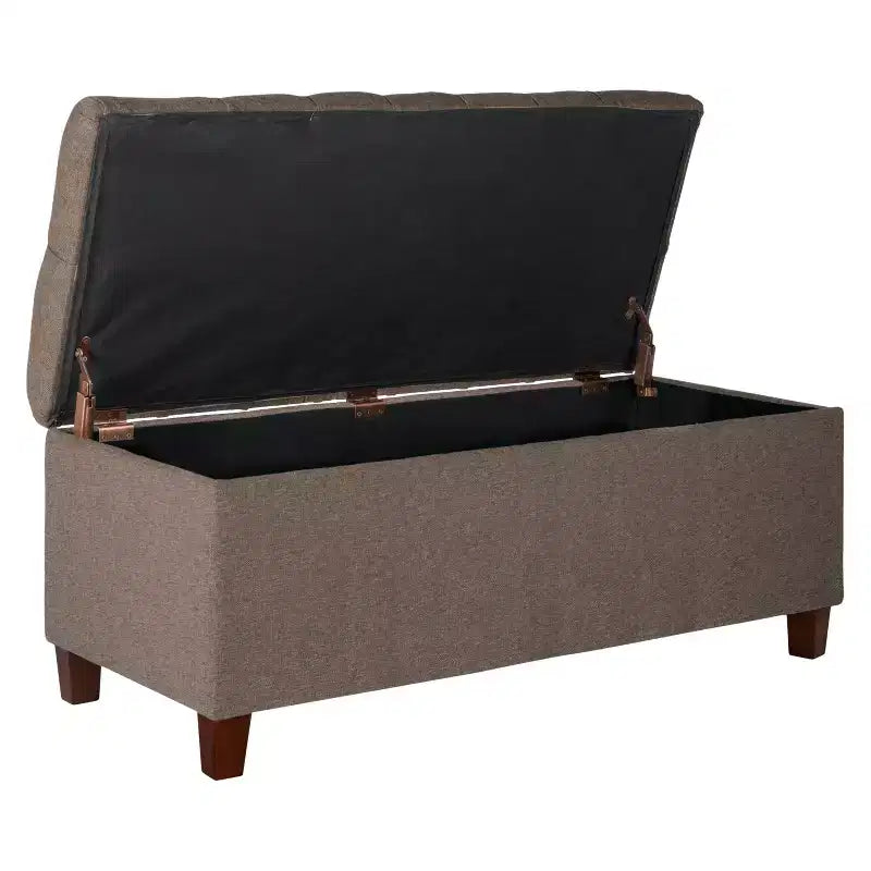 Banc de rangement capitonné - HomePop