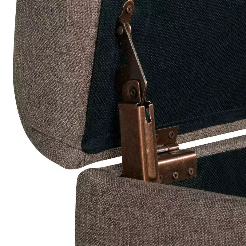 Banc de rangement capitonné - HomePop
