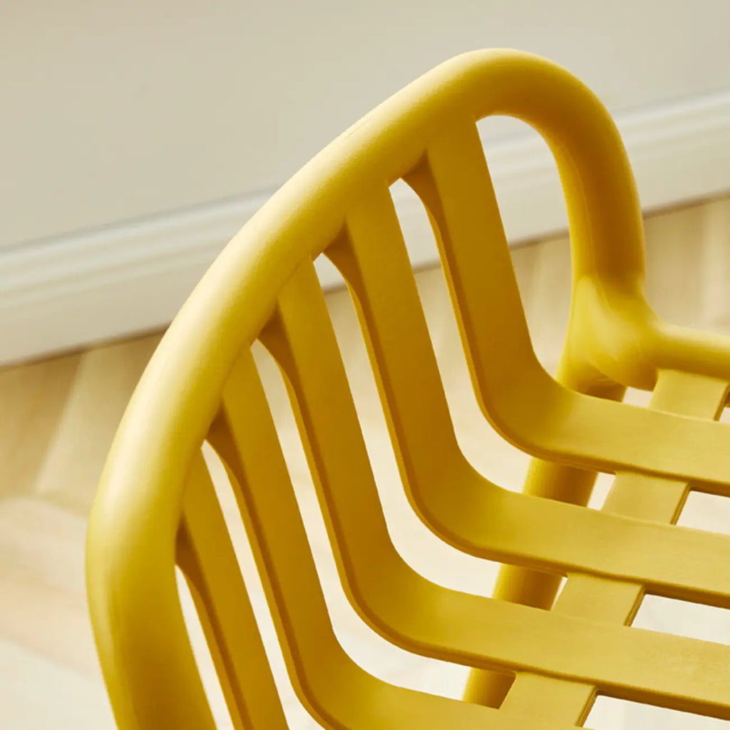 Tabouret de Bar Minimaliste en Plastique pour Intérieur Extérieur