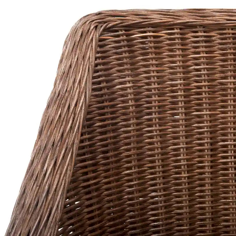 SAFAVIEH Duyen Chaise de salle à manger multicolore/marron - 23 x 23,3 x 34 - 23Lx23Px34H
