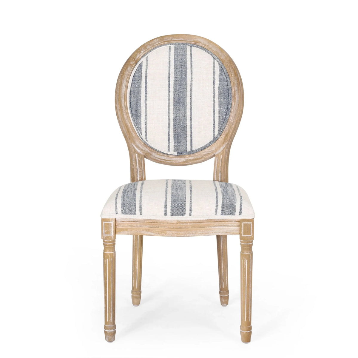 Chaises de salle à manger en tissu de style campagnard français - NH419413