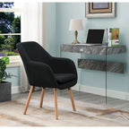 Fauteuil d'appoint rembourré à oreilles Charlotte « Take a Seat » de Convenience Concepts