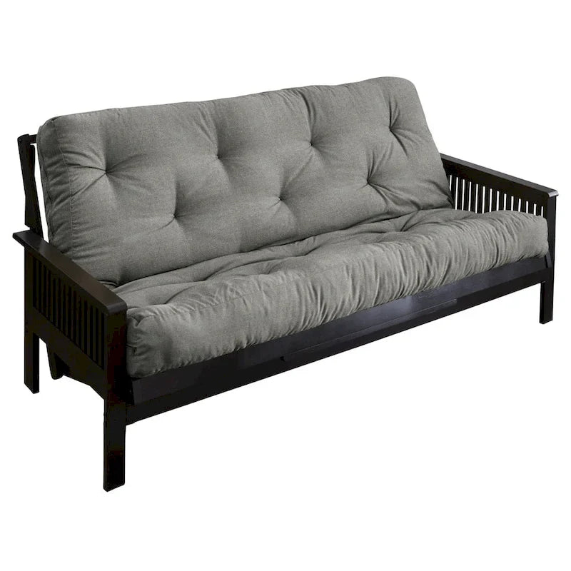 Matelas de futon TruPedic gris granit de 12 pouces