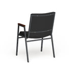 Chaise empilable robuste avec accoudoirs - 21P x 21L x 31H