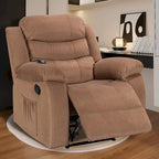 Fauteuil inclinable moelleux avec fonctions massage et chaleur
